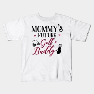 Golf Mom and Baby Matching T-shirts Gift Kids T-Shirt